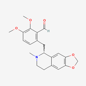 molecular formula C21H23NO5 B1240910 Canadaline 