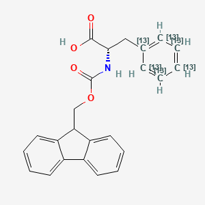 molecular formula C24H21NO4 B12409103 Fmoc-Phe-OH-13C6 