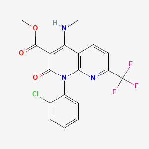 molecular formula C18H13ClF3N3O3 B12409113 Mat2A-IN-6 