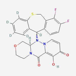 molecular formula C24H19F2N3O4S B12409125 Baloxavir-d5 