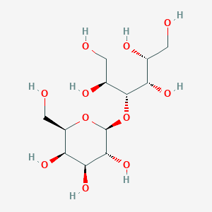 molecular formula C12H24O11 B1240913 3-O-beta-D-galactopyranosyl-D-galactitol 