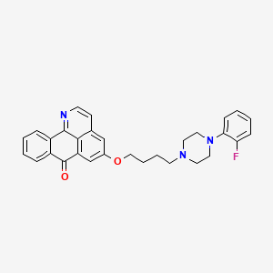 molecular formula C30H28FN3O2 B12409133 Mao-A/5-HT2AR-IN-1 