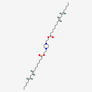 Piperazine-bis(ethyl octadeca-9,12-dienoate)