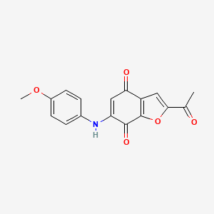 molecular formula C17H13NO5 B12409170 Stat3-IN-10 