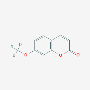 molecular formula C10H8O3 B12409223 Herniarin-d3 