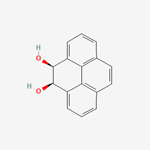 molecular formula C16H12O2 B1240923 cis-4,5-Dihydroxy-4,5-dihydropyrene 