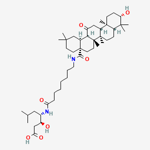 molecular formula C46H78N2O7 B12409243 HIV-1 inhibitor-27 