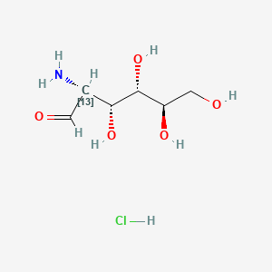 molecular formula C6H14ClNO5 B12409291 D-Glucosamine-2-13C Hydrochloride 