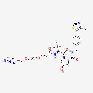 molecular formula C29H41N7O6S B12409338 Azido-PEG2-VHL 