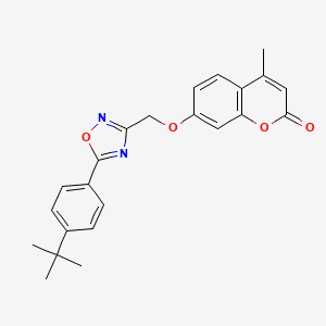 molecular formula C23H22N2O4 B12409354 hCAXII-IN-5 