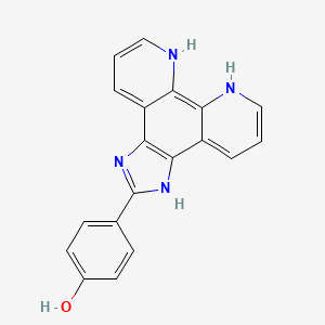 molecular formula C19H14N4O B12409358 Antibacterial agent 114 