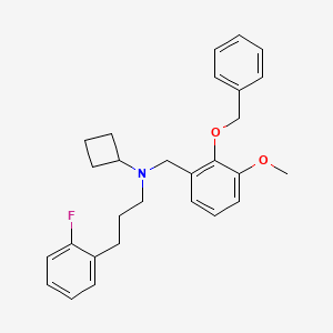 molecular formula C28H32FNO2 B12409369 BChE-IN-16 