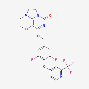 molecular formula C21H15F5N4O4 B12409412 Lp-PLA2-IN-10 