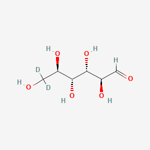 molecular formula C6H12O6 B12409414 D-Mannose-d2 