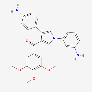 molecular formula C26H25N3O4 B12409426 Anticancer agent 48 