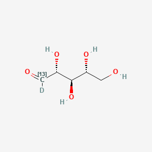 molecular formula C5H10O5 B12409441 D-Ribose-13C,d 