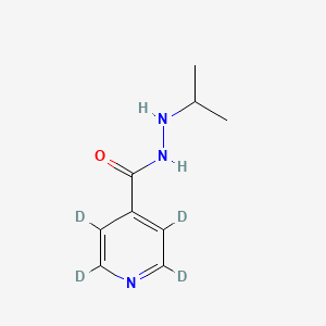 molecular formula C9H13N3O B12409470 Iproniazid-d4 