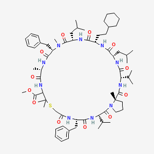 molecular formula C68H104N10O12S B12409479 HIV-1 protease-IN-7 