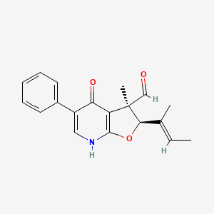 molecular formula C19H19NO3 B1240949 枝孢菌素 