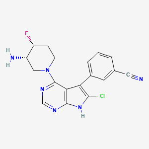 molecular formula C18H16ClFN6 B12409493 Hpk1-IN-33 