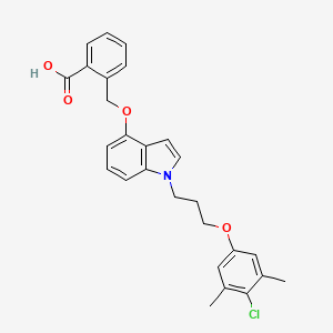 molecular formula C27H26ClNO4 B12409501 Bcl-2/Mcl-1-IN-3 