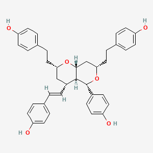 molecular formula C38H40O6 B1240955 Blepharocalyxin D 