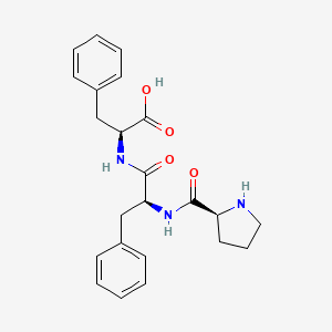 molecular formula C23H27N3O4 B12409653 Pro-Phe-Phe 