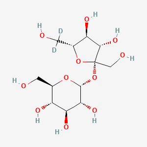 molecular formula C12H22O11 B12409745 Sucrose-d2 