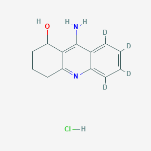 molecular formula C13H15ClN2O B12409746 Velnacrine-d4 (hydrochloride) 