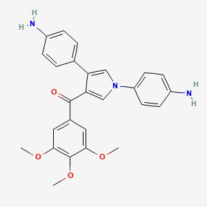 molecular formula C26H25N3O4 B12409763 Anticancer agent 49 