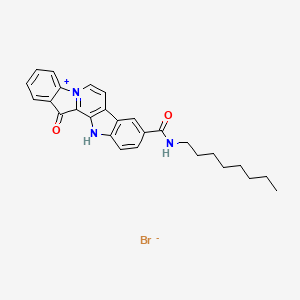 molecular formula C27H28BrN3O2 B12409764 FtsZ-IN-8 