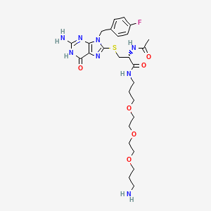 FBnG-(Cys-acetamide)-CH2-PEG3-CH2-CH2-CH2-NH2