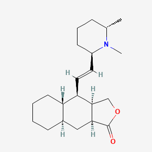 molecular formula C21H33NO2 B1240979 3-Demethylhimbacine 
