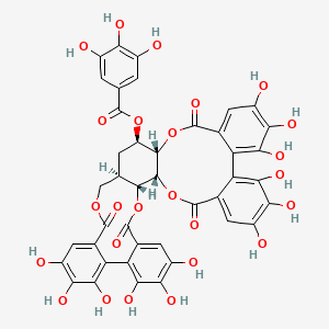 molecular formula C42H30O25 B12409819 Galloyl-bis-HHDP glucose 