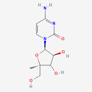 4-amino-1-[(2R,3S,5R)-3,4-dihydroxy-5-(hydroxymethyl)-5-methyloxolan-2-yl]pyrimidin-2-one