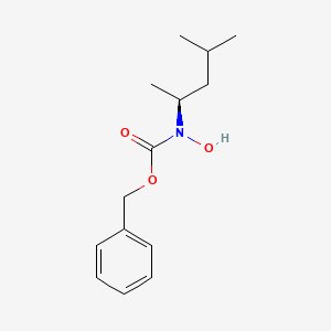 benzyl N-hydroxy-N-[(2S)-4-methylpentan-2-yl]carbamate