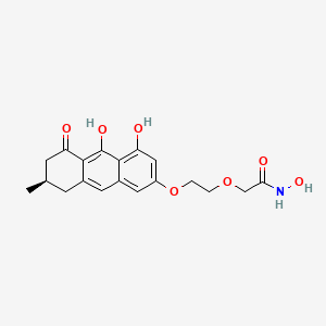 molecular formula C19H21NO7 B12409886 CGCG/CGG ligand 1 