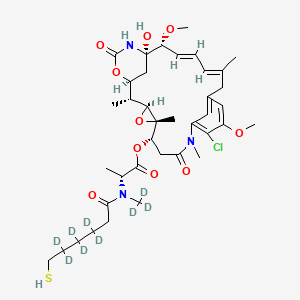 molecular formula C38H54ClN3O10S B12409897 DM51 impurity 1-d9 