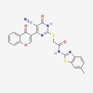 molecular formula C24H15N5O4S2 B12409899 Egfr/her2/TS-IN-1 