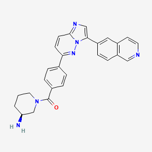 molecular formula C27H24N6O B12409902 Mnk1/2-IN-6 