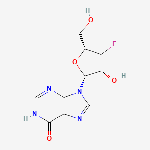 9-[(2R,3R,5R)-4-fluoro-3-hydroxy-5-(hydroxymethyl)oxolan-2-yl]-1H-purin-6-one