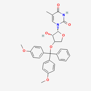 1-[(2R,3S)-4-[bis(4-methoxyphenyl)-phenylmethoxy]-3-hydroxyoxolan-2-yl]-5-methylpyrimidine-2,4-dione