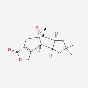 molecular formula C15H20O3 B1240994 Rufuslactone 