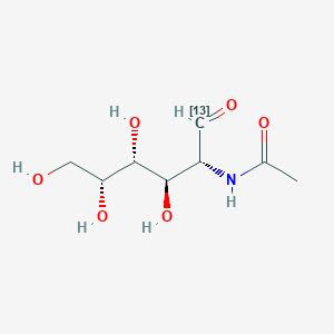 molecular formula C8H15NO6 B12409955 D-N-Acetylgalactosamine-13C 