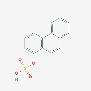 molecular formula C14H10O4S B1240999 1-Phenanthryl hydrogen sulfate 