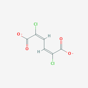 molecular formula C6H2Cl2O4-2 B1241000 2,5-Dichloro-cis,cis-muconate 
