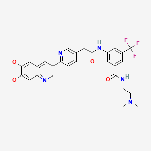 molecular formula C30H30F3N5O4 B12410028 Ret-IN-12 