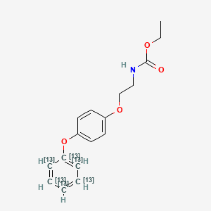 molecular formula C17H19NO4 B12410062 Fenoxycarb-13C6 