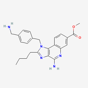 molecular formula C24H27N5O2 B12410063 TLR7/8 agonist 6 