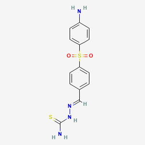 molecular formula C14H14N4O2S2 B1241010 Thiozamin CAS No. 4094-36-4
